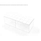 Upholstered leather bench Tantima