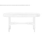 Bench upholstered with fabric Aitoliko