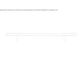 Modular bench in extruded aluminum without backrest Saviano