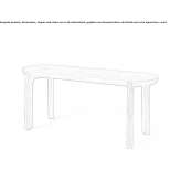 Solid wood bench Hnojnik