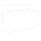 Modułowe siedzisko ławki QM Foam bez oparcia Ennenda
