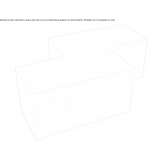 Modułowe siedzisko ławki QM Foam bez oparcia Massello