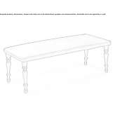 Bench upholstered with fabric Jamioulx