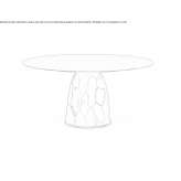 Round ceramic table Zarraton