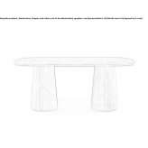 Rectangular wooden dining table Pedavena