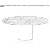 Round marble table Veltrusy