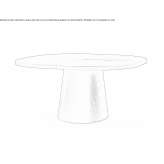 Dining table made of wooden veneer Turania