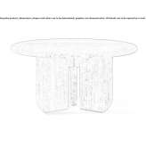 Round marble table Pruszkow