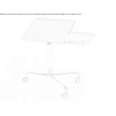 Folding table on wheels Ballerup