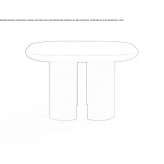 Square wooden table Breznica