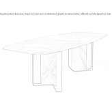 Oval marble table Diebach
