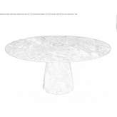 Bardiglio round marble table Placetas