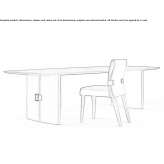 Chestnut table Hiawatha