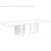 Table with DV Glass base Alizay