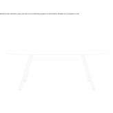 Oval table with HPL top Kirillov