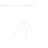 Square table with HPL table Kirillov