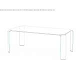 Rectangular glass table Devizes
