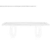 Wooden and iron dining table Felonica