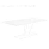 Wooden and iron dining table Clapham