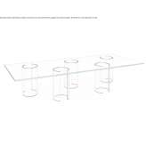 Glass table Bernried