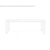 Rectangular wooden table Elkview