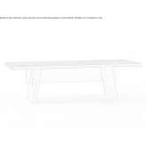 Rectangular rosewood table Ipueiras