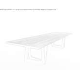 Rectangular ash table Balkany