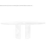 Oval marble table Calamar