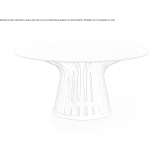 Round wooden table for the living room Clouange