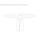 Round table Burlats