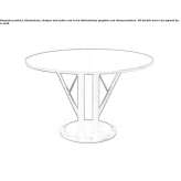 Fenix-NTM® extendable round table Velehrad