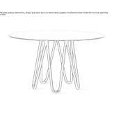 Round metal table August