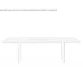 Rectangular table made of solid wood Almeria
