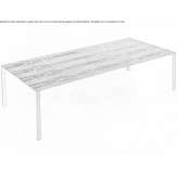 Extendable rectangular wooden table Molveno
