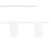 Rectangular dining table Osgood
