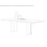 Rectangular wooden table Grimma