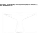 Cristalplant® round living room table Limal