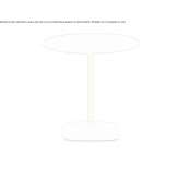 Round table made of polyethylene Montesa