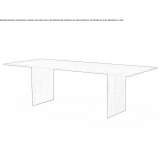 Rectangular table made of solid wood Vitez