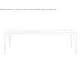 Rectangular marble table Barntrup