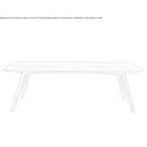 Rectangular dining table made of solid wood Scorteni