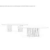 Table with aluminum base Atlixco