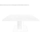 Square table made of solid wood Palaja