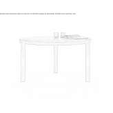 Round marble dining table Reusel