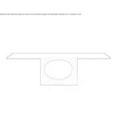 Rectangular table for the living room Vicchio