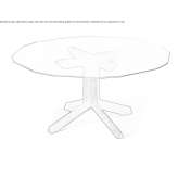 Glass table for the living room Burlats