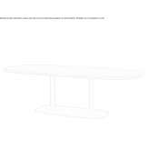 Dining table made of steel and wood Atikokan