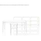 Rectangular table made of HPL Hurdal