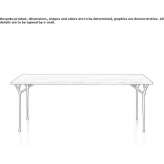 Rectangular ash table Buhovo