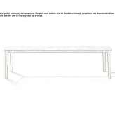 Rectangular marble table Kupchino